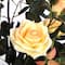 45&#x22; Artificial Yellow Rose Plant in Pot